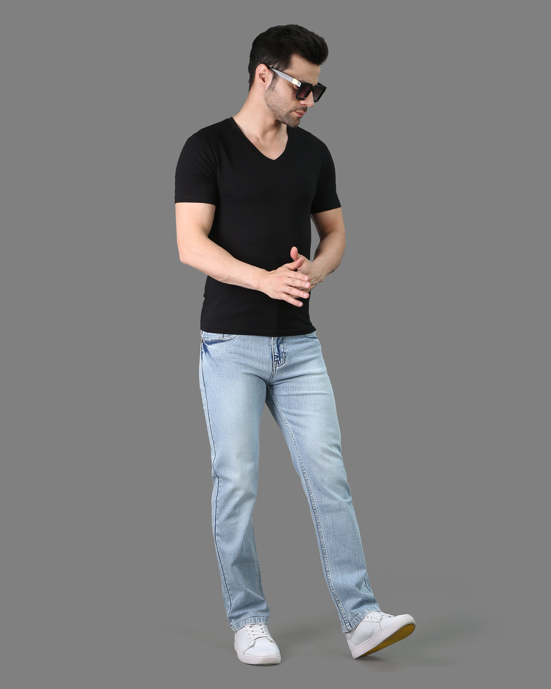 CASTOR LIGHT BLUE SLIM JEANS