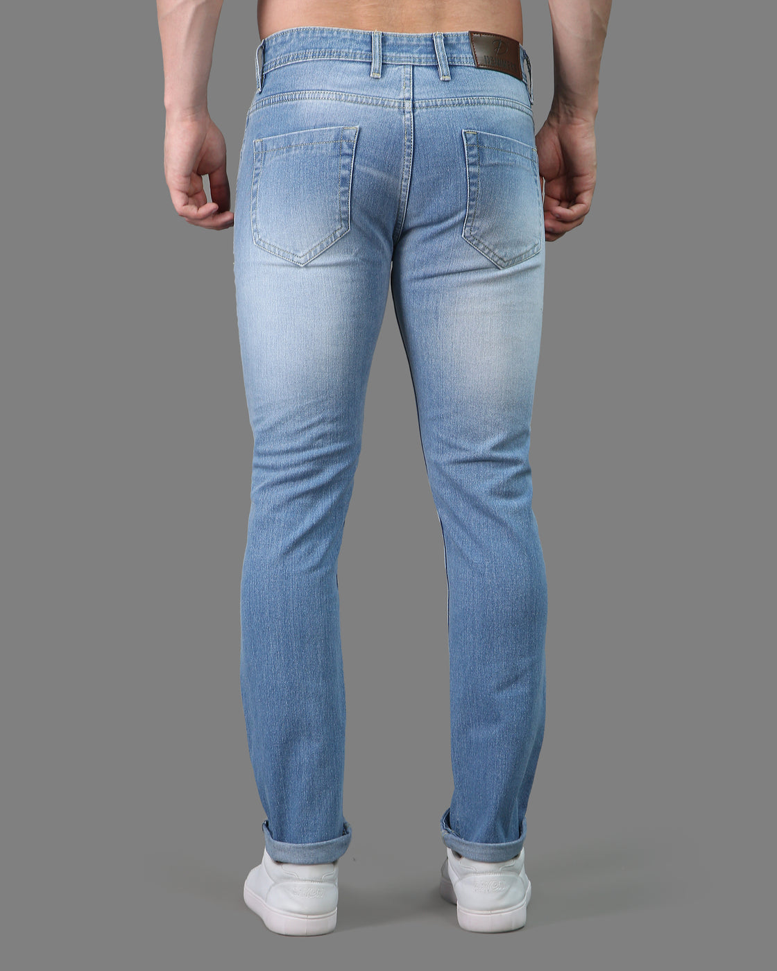Curve Dark Blue High Waist Skinny Jeans