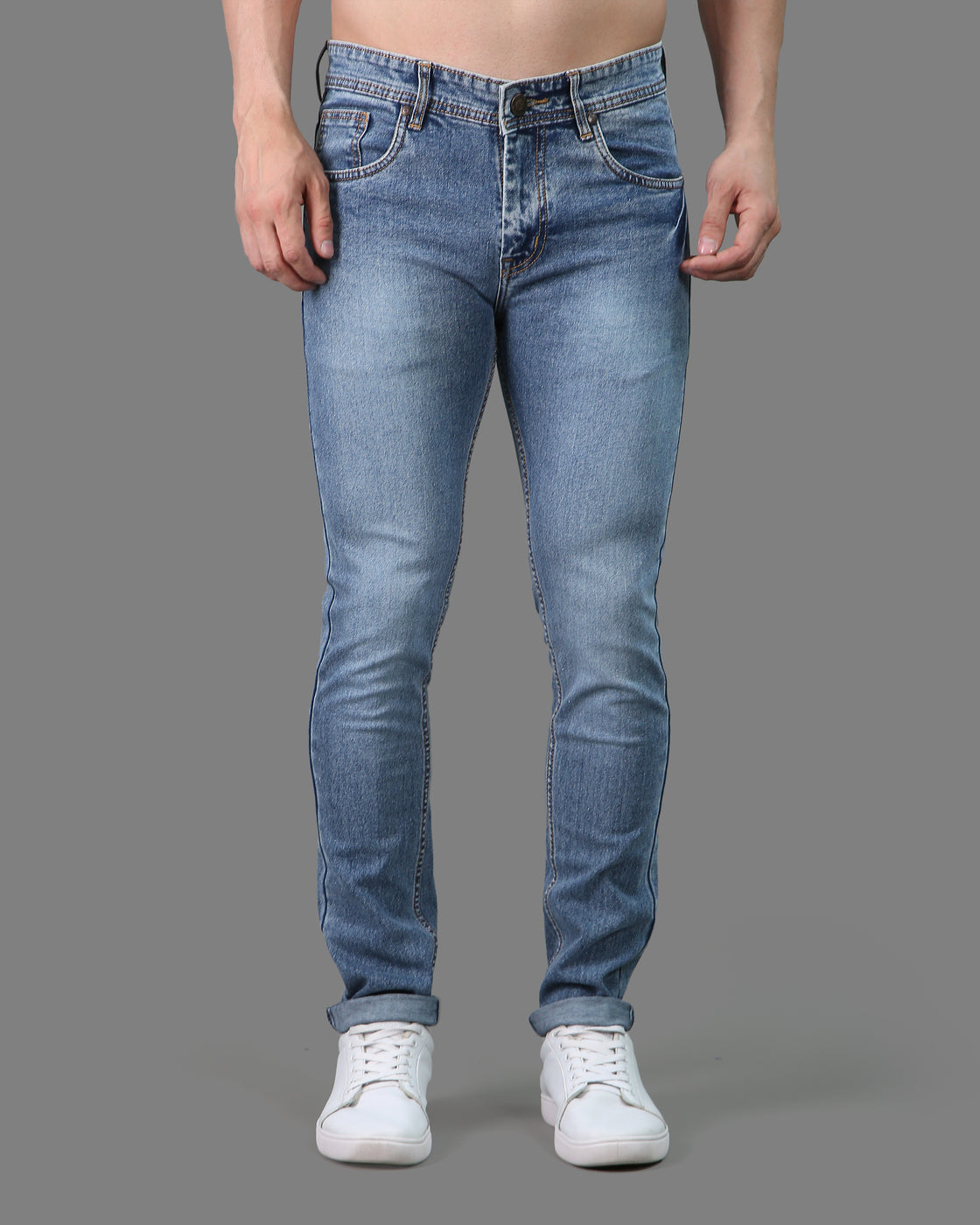 Lupad Grey Skinny Fit Jean