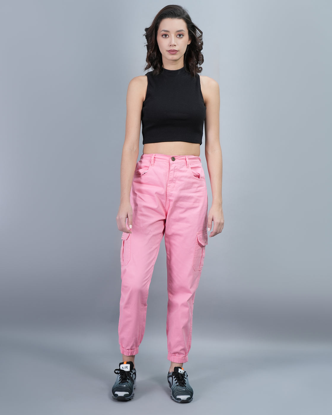 TURBO TREK JOGGER IN BABY PINK COLOR