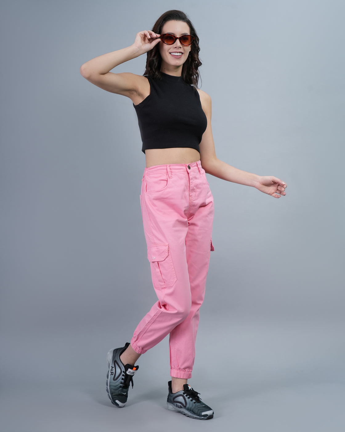 TURBO TREK JOGGER IN BABY PINK COLOR