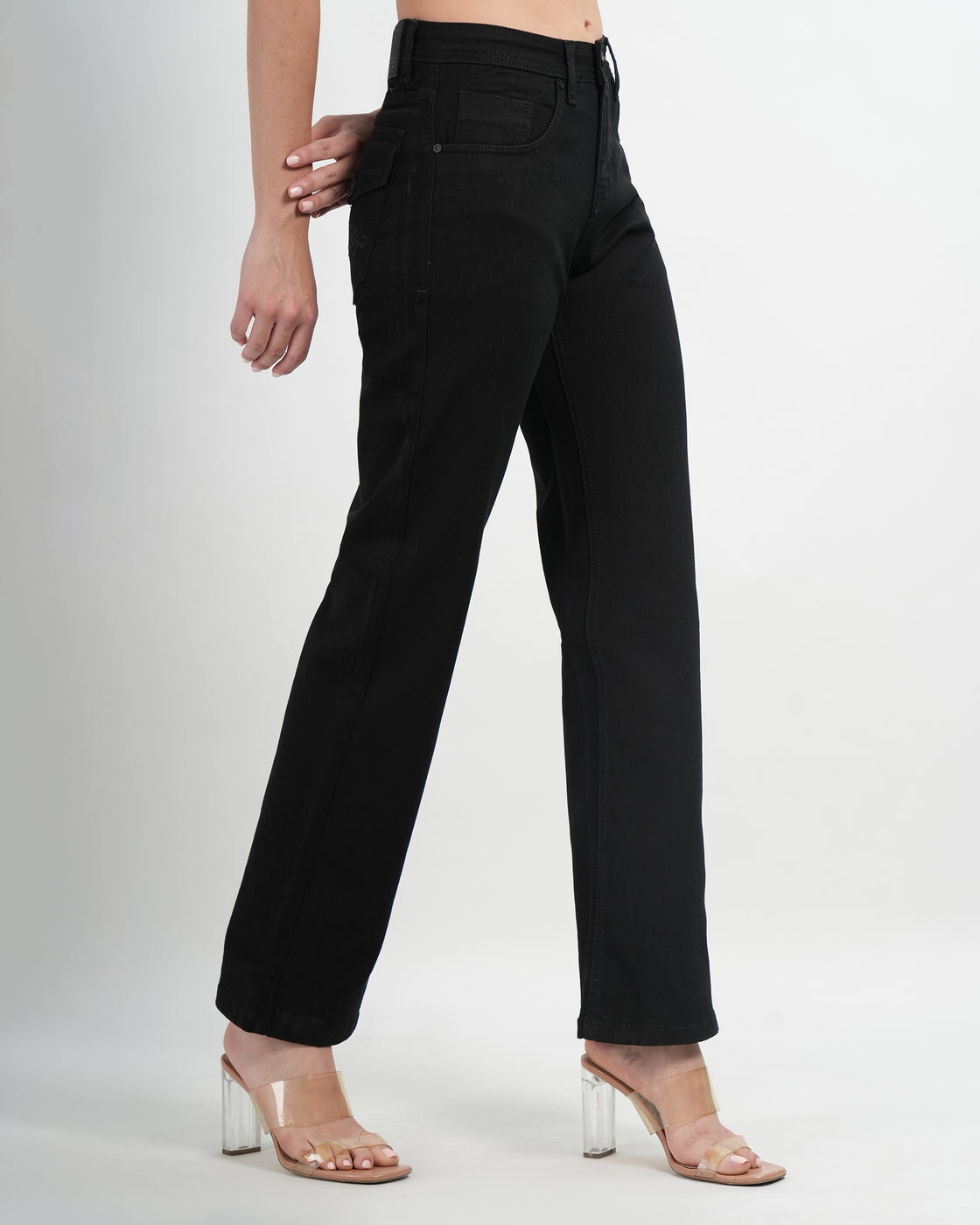 Black Wide Fit Jeans