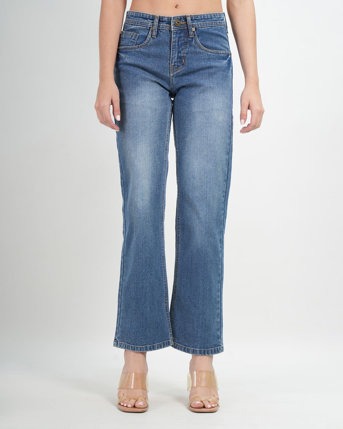 BLUE WIDE JEANS