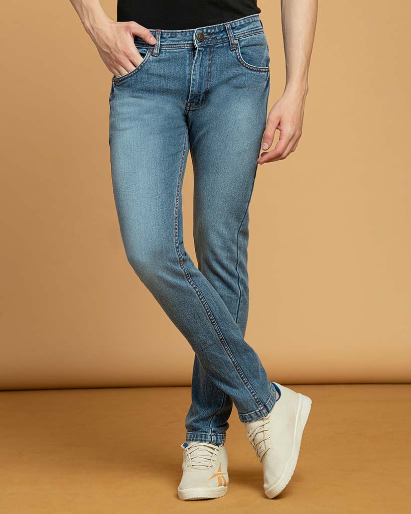 Men Slim Fit Stretchable Jeans