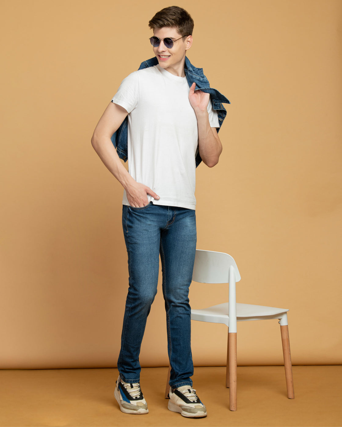 Rebel Blue Skinny Fit Jeans