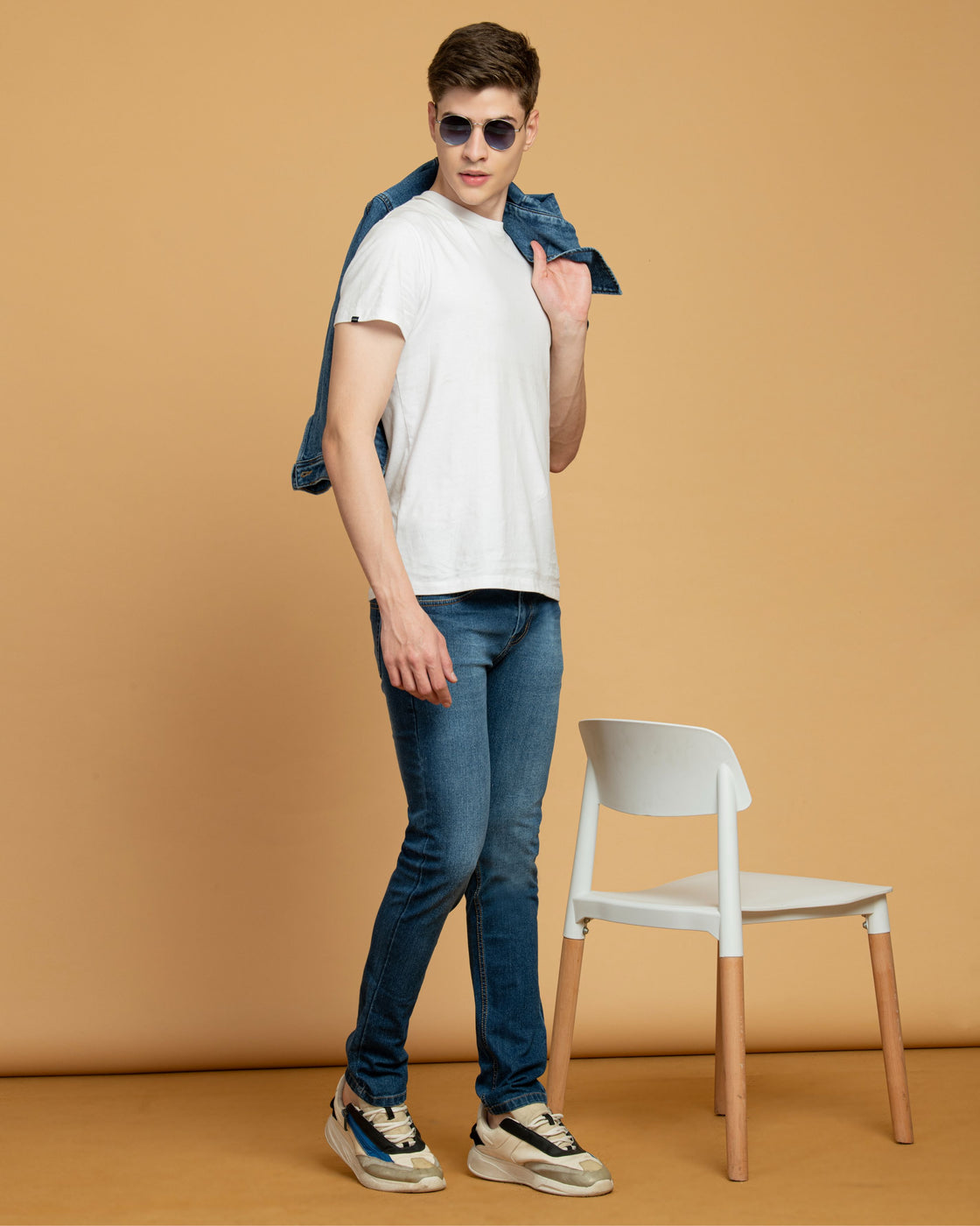 Rebel Blue Skinny Fit Jeans