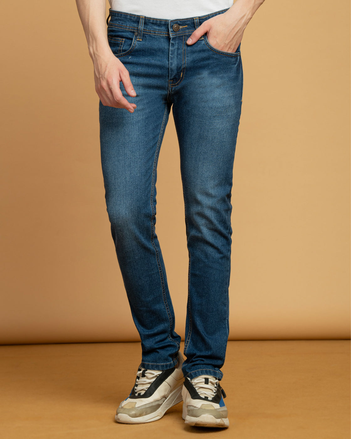 Rebel Blue Skinny Fit Jeans