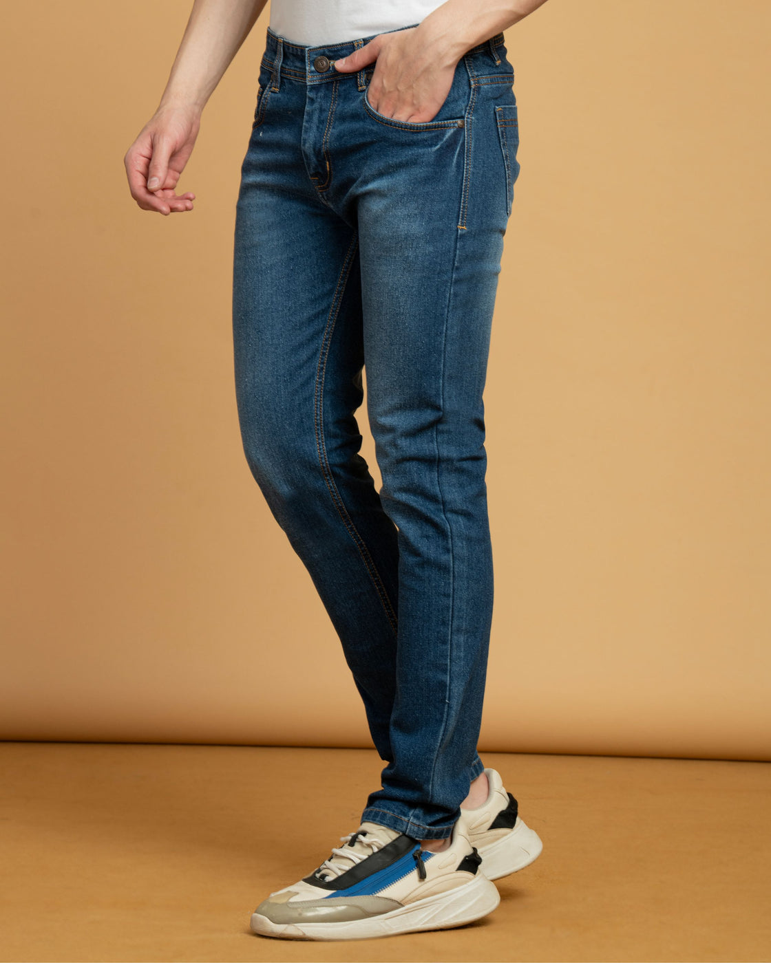 Rebel Blue Skinny Fit Jeans