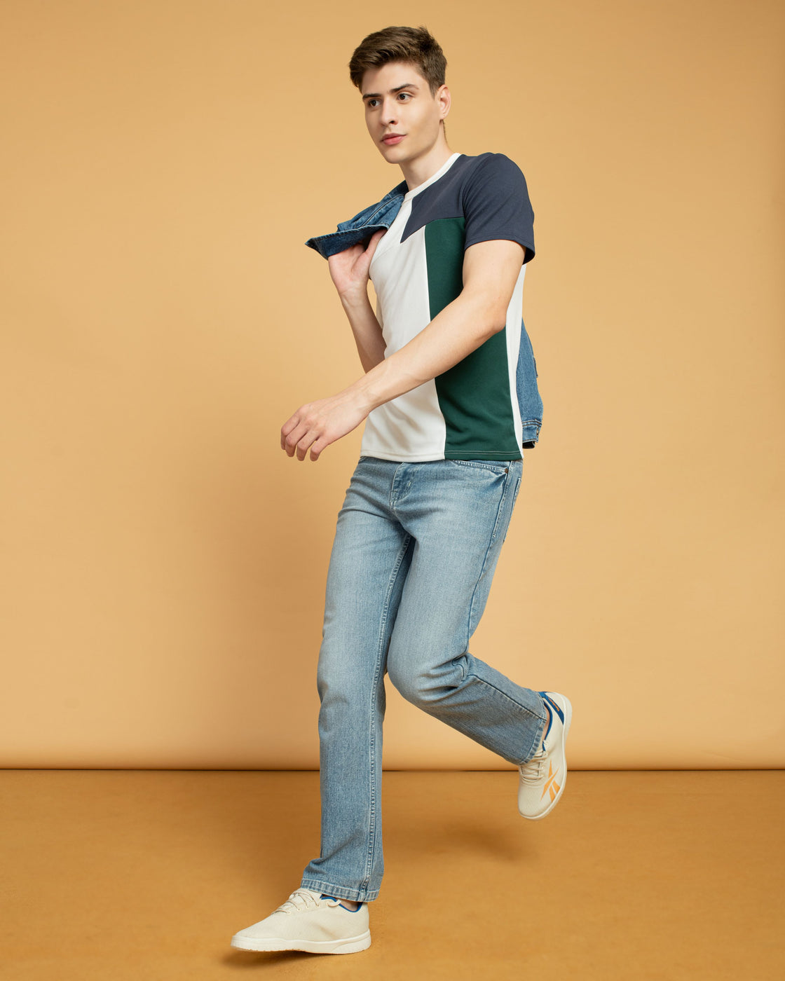 REFINED BLUE RELAXED FIT JEANS