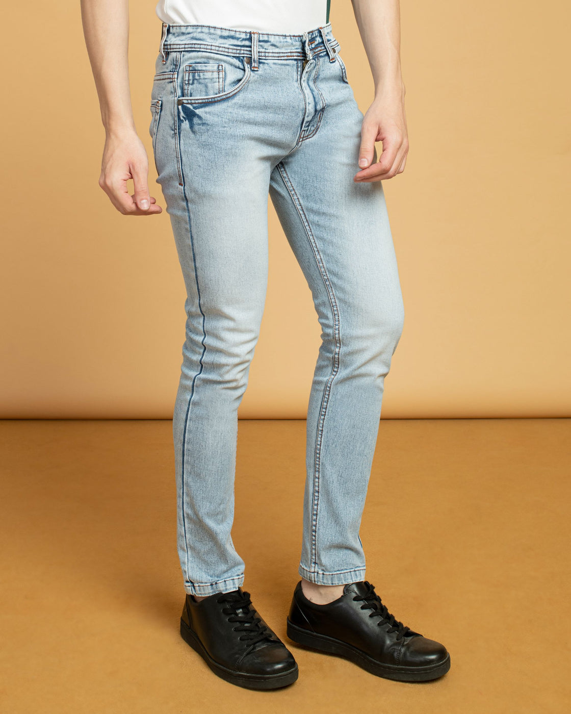 ROMANIA SKY BLUE SLIM FIT JEANS