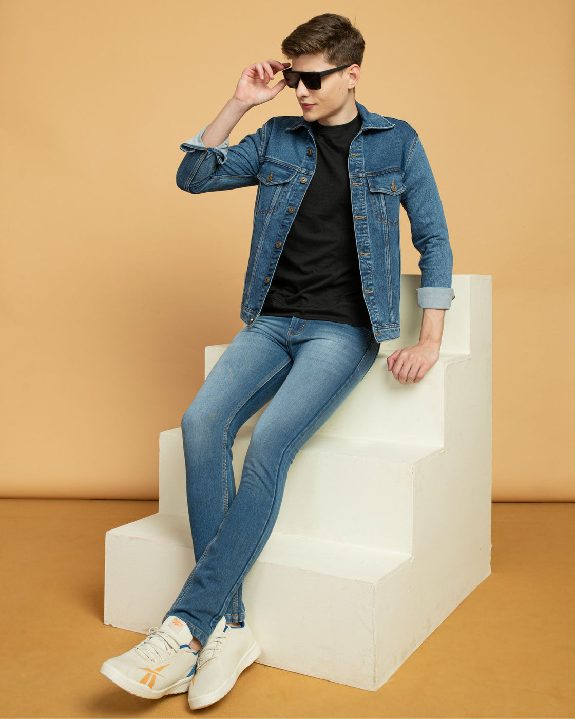 ASMODEUS MIDNIGHT BLUE SKINNY FIT JEANS